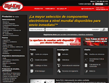Tablet Screenshot of digikey.com.mx
